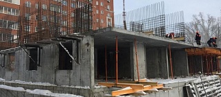 Произведены работы по контролю прочности монолитных конструкций на ул. Серафимовича, 21 (ЖК Сибирячка)